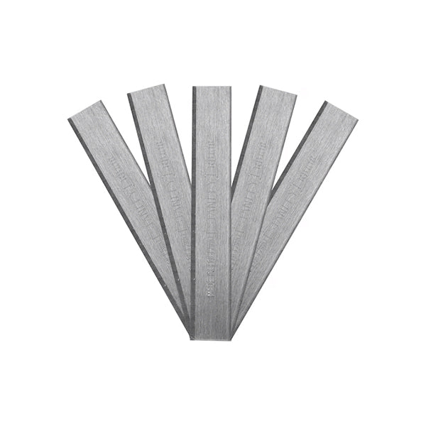Lames de raboteuse - (Pack de 5pcs x 10) - Pièces de rechange pour rabot polyvalent - Rabots d'établi - Stanley - 0-12-378 - (Pack multiple) Lames de raboteuse - (Pack de 5pcs x 10) - Pièces de rechange pour rabot polyvalent - Rabots d'établi - Stanley - 0-12-378 - (Pack multiple)